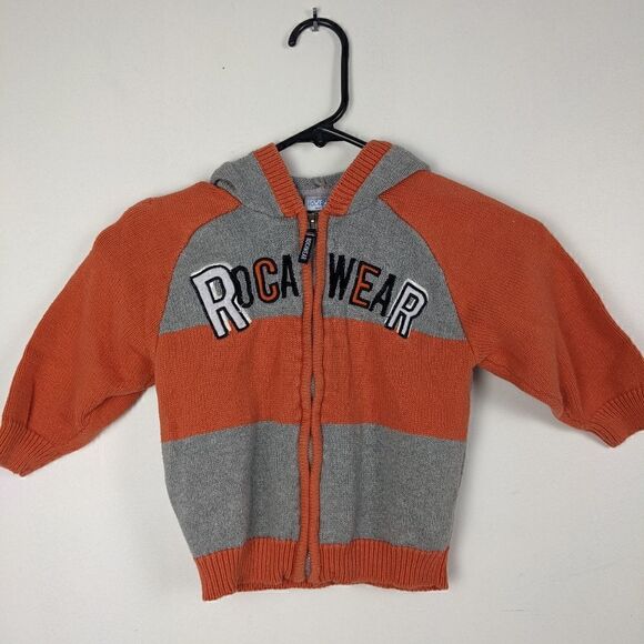 Rocawear Baby toddler Knit zip up hoodie size 24 months - Picture 3 of 8